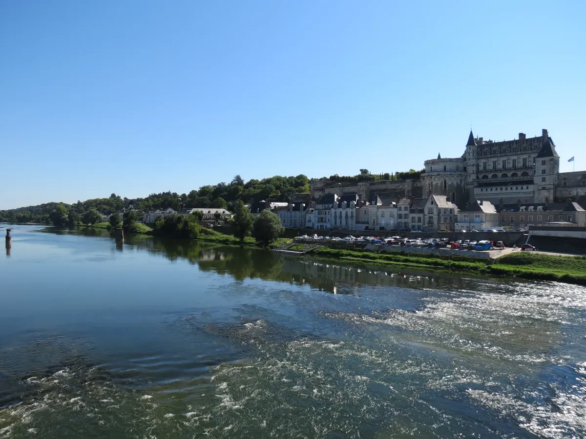 Amboise and its castle on the Loire bank, a base for a Loire Valley castles tour